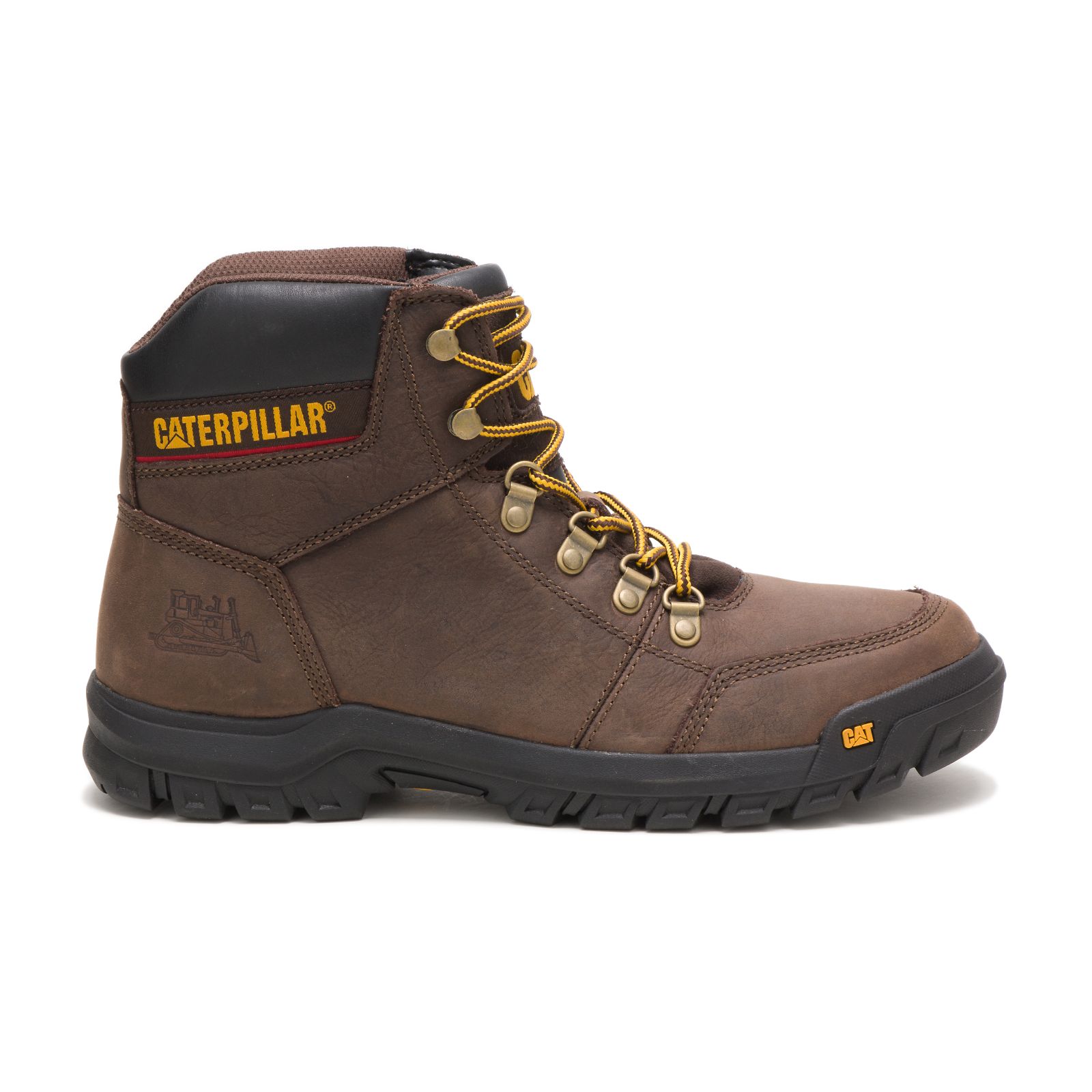 Caterpillar Men's Outline Work Boots Brown CAT-78159